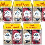 Glade Oda Kokusu Otomatik Sprey Yedek 269ML (10 Lu Set) İpeksi Vanilya ve Meyve Çiçek Buketi (5PK*2)