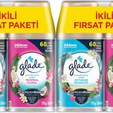 Glade Oda Kokusu Otomatik Sprey Yedek 269ML (4 Lü Set) Okyanus Sessizliği ve Tropikal Floral (2PK*2)