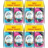 Glade Oda Kokusu Otomatik Sprey Yedek 269ml (8 Li Set) Okyanus Sessizliği ve Tropikal Floral (4pk*2) - 269 ml