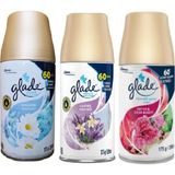 Glade Oda Kokusu Temizliğin Ferahlığı x Lavanta Ferahlığı x Meyve & Çiçek Buketi Yedek Sprey = 3 x 269 ml