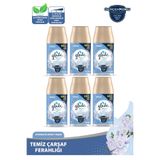 Glade Oda Kokusu Yedek Sprey Temiz Çarşaf Ferahlığı, 6 x 269 ml, Otomatik Makine