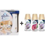 Glade Otomatik Sprey+ Ipeksi Vanilya+ Lavanta Ferahlığı x Meyve&çiçek Buketi x Lavanta Ferahlığı = 3 x 269 ml