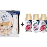 Glade Otomatik Sprey+ Ipeksi Vanilya+ Meyve& Çiçek Buketi x Lavanta Ferahlığıx Meyve& Çiçek Buketi= 3 x 269 ml