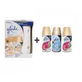 Glade Otomatik Sprey + İpeksi Vanilya + Meyve& Çiçek Buketi X Temizliğin Ferahlıx Meyve& Çiçek 3X269ml