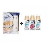 Glade Otomatik Sprey+ İpeksi Vanilya +Temiz Çarşaf Ferahlı X Meyve&Çiçek X Temiz Çarşaf Ferahlı 3X269ml