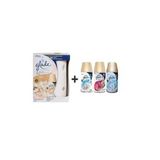 Glade Otomatik Sprey + İpeksi Vanilya + Temiz Çarşaf Ferahlığı X Meyve & Çiçek Buketi X Temizliğin Ferahlığı = 3 X 269 Ml