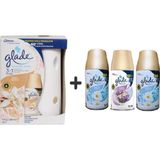 Glade Otomatik Sprey+ Ipeksi Vanilya+ Temizliğin Ferahlığıx Lavanta Ferahlığıx Temizliğin Ferahlığı= 3 x 269 ml