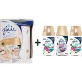Glade Otomatik Sprey+ Ipeksi Vanilya+ Tropikal Floral x Lavanta Ferahlığı x Tropikal Floral = 3 x 269 ml