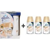 Glade Otomatik Sprey + Ipeksi Vanilya Yedek 269 ml + Ipeksi Vanilya Yedek +3 x 269 ml