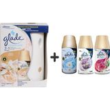 Glade Otomatik Sprey + Ipeksi Vanilya+Temizliğin Ferahlığıx Lavanta Ferahlığıx Meyve& Çiçek Buketi= 3x 269 ml