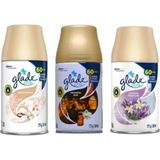 Glade Otomatik Sprey Oda Kokusu Yedek Ipeksi Vanilya + Oryantal Oud + Lavanta Ferahlığı 269 ml x 3