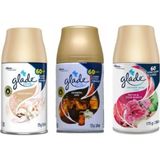 Glade Otomatik Sprey Oda Kokusu Yedek Ipeksi Vanilya + Oryantal Oud + Meyve & Çiçek Buketi 269 ml x 3