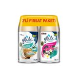 Glade Otomatik Sprey Oda Kokusu Yedek Okyanus Sessizliği+Tropikal Floral 2 X 269 ML