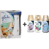 Glade Otomatik Sprey x Okyanus Sessizliği x Lavanta Ferahlığı x Tropikal Floral x Temizliğin Ferahlığı = 3 'lü 269 ml