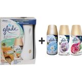 Glade Otomatik Sprey x Okyanus Sessizliği x Temizliğin Ferahlığı x Lavanta Ferahlığı x Meyve & Çiçek Buketi = 3 'lü 269 ml
