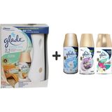 Glade Otomatik Sprey x Okyanus Sessizliği x Temizliğin Ferahlığı x Lavanta Ferahlığıxtropikal Floral = 3 'lü 269 ml