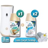 Glade Temiz Çarşaf Ferahlığı Otomatik Sprey Set 180 Gün Etkili