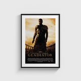 Gladiator (2000) Film Posteri Tablo Çerçeveli Poster Duvar Dekorasyonu - 30 x 40 - Siyah Çerçeveli