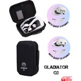 Gladiator Q3 Siyah Meta Quest 3 Çantası Quest 3 Ve 3s Uyumlu Özel Çanta