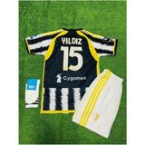 Gladsome Juventus 2023-24 Sezon Kenan Yıldız Iç Saha Çocuk Forması 4'lü Set - 12 - 13 Yaş - Çok Renkli