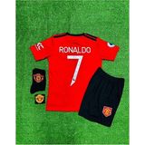 Gladsome Manchester United 2022-23 Sezonu Cristiano Ronaldo Çocuk Forması 4'lü Set (Armalı) - 10 - 11 Yaş - Çok Renkli