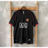 Gladsome Manchester United Ronaldo 7 Retro Futbol Forması Siyah - XL - Renkli