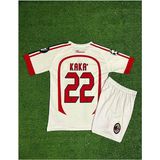 Gladsome Milan 2007 Kaka Çocuk Forması (Beyaz) - 8 - 9 Yaş - Çok Renkli