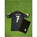 Gladsome Real Madrid 2025/26 Sezonu Vini Jr Deplasman Çocuk Forması (Gri) - 5 - 6 Yaş - Çok Renkli