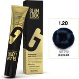 Glam Look Kalıcı Saç Boyası | 1.20 Mavi Siyah | 100 ml | Koruyucu, nemlendirici, besleyici yağlar, düşük amonyak seviyesi, profesyonel 79 renk