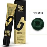 Glam Look Kalıcı Saç Boyası | YEŞİL | 100 ml | Koruyucu, nemlendirici, besleyici yağlar, düşük amonyak seviyesi, profesyonel 79 renk - Yeşil