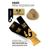 glam look |Sarı 9.0 |50 ml Kalıcı Saç Boyası | Koruyucu, nemlendirici, besleyici yağlar, düşük amonyak seviyesi,