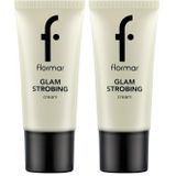 Glam Strobing Cilde Işıltı Veren Hafif Yapılı Makyaj Bazı (2 paketi)