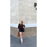 glam Suni Kürklü Deri Ceket