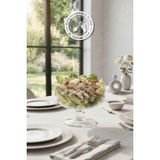 Glamis Selen Concept Noa Model Küçük Boy Ayaklı El Yapımı Cam Salata ve Sunum Kasesi - 1,1 lt