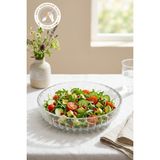 Glamis Selen Concept Sieana Model El Yapımı Cam Salata ve Meyve Kasesi - 1,4 lt