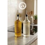 Glamis Selen Concept Yalın Model Büyük Boy El Yapımı Cam Yağdanlık ve Sirkelik 2li Set