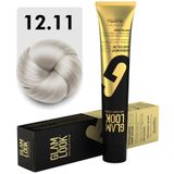 GLAMLOOK Kalıcı Saç Boyası | 12.11 Platin Sarı Yoğun Küllü | 100 ml | Koruyucu, nemlendirici, besleyici yağlar, düşük amonyak seviyesi, profesyonel 79 renk
