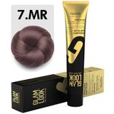 GLAMLOOK Kalıcı Saç Boyası | 7.MR Kumral Metalik Pembe | 100 ml | Koruyucu, nemlendirici, besleyici yağlar, düşük amonyak seviyesi, profesyonel 79 renk