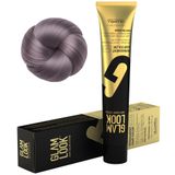 GLAMLOOK Kalıcı Saç Boyası | 7.MV Kumral Metalik Viyole | 100 ml | Koruyucu, nemlendirici, besleyici yağlar, düşük amonyak seviyesi, profesyonel 79 renk