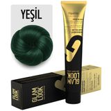 GLAMLOOK Kalıcı Saç Boyası | YEŞİL | 100 ml | Koruyucu, nemlendirici, besleyici yağlar, düşük amonyak seviyesi, profesyonel 79 renk