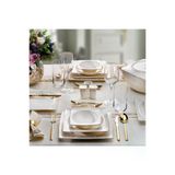 Glamor Point Yemek Takımı 60 Parça-Beyaz