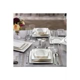 Glamor Pure 60 Parça 12 Kişilik Yemek Takımı Platin