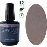 Glamour by Mia 101 Mocha Nude Simli Kalıcı Oje 15 ml – HEMA Free – TPO Free – 12 Free – UV/LED