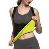 Glamours Kadın Body Shapers Slimming Sweat yelek Hot Neopren bel kemeri, cazibeli ve kilo kaybı için, Kadın, sarı