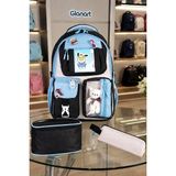 Glanart 5 Gözlü Termos Beslenmeli+Kalemlikli Okul Çanta Seti Siyah 1 Adet (3 Lü Set) Relaxi