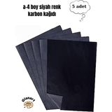 Glanart A-4 Boy Siyah Renk Karbon Kağıdı 5 Adet - 1 Adet