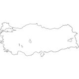 Glanart A3 Boy Dilsiz Türkiye Haritası 10 Adet 1 Adet Ölçüler ve Renk Bilgisi