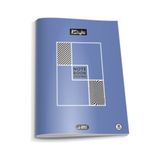 Glanart A4 Boy Plastik Kapak 40 Yaprak Çizgili Defter Kenarı Kırmızı Çizgili 1 Adet Newstyle - Mor - spiralsiz
