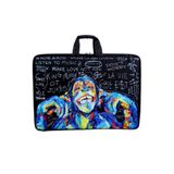 Glanart Askılı, Fermuarlı 35X50 Resim Çantası Su Geçirmez Ketenli Kumaş 35X50 Proje Çantası Çarli