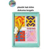 Glanart El Işi Etkinliği Plastik Halı Dokuma Tezgahı 1 Adet - Çok Renkli